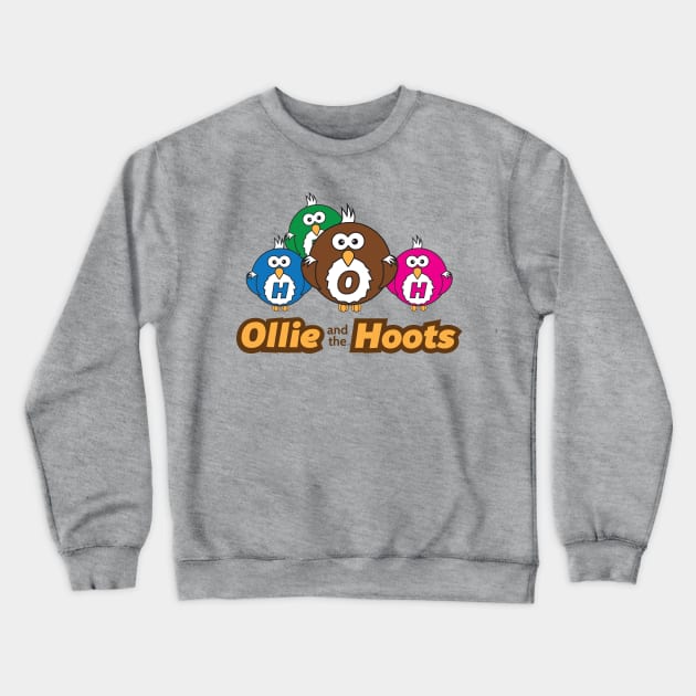 Ollie and the Hoots Tee Crewneck Sweatshirt by ollieandthehoots